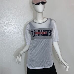 UNITED STATES MARINE CORPS MARINES SEMPER FIDELIS VARSITY JERSEY